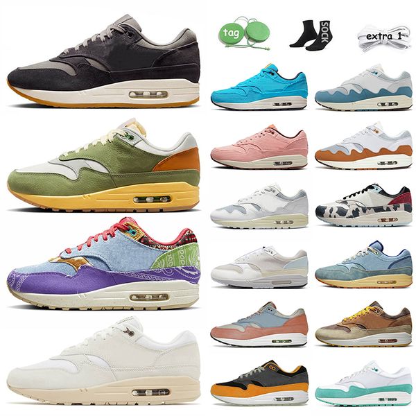 

max 1 maxs running shoes patta white black 1s trainers ironstone crepe hemp watermelon dirty denim concepts far out baltic blue shima sports