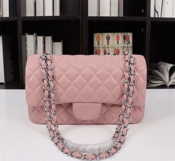 

designer handbag silver chain shoulder bag clutch flap totes bags wallet velour purse double letters hasp waist square stripes women luxury