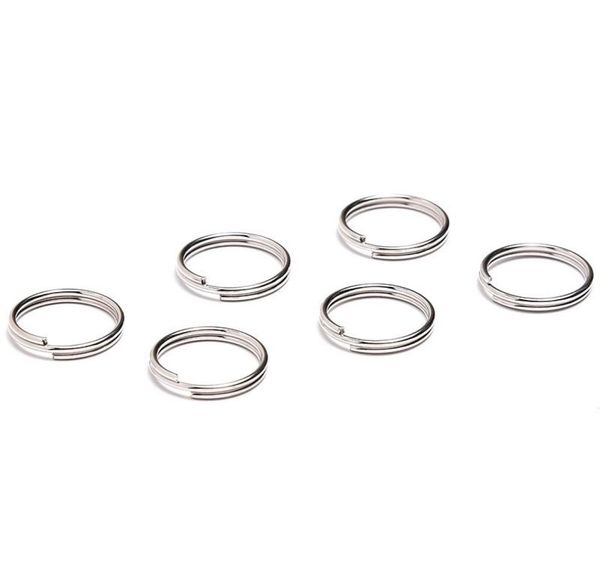 

whole diameter 165mm key rings flat split stainless steel round key holder keyring fit keychains jewelry fitting2345640, Slivery;golden