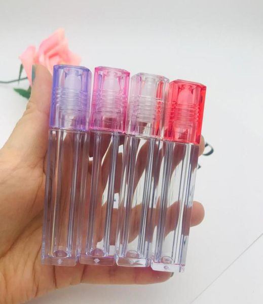 

6ml square lip gloss bottleempty roller bottleessential oil bottlescosmetics packing container 2010146100925