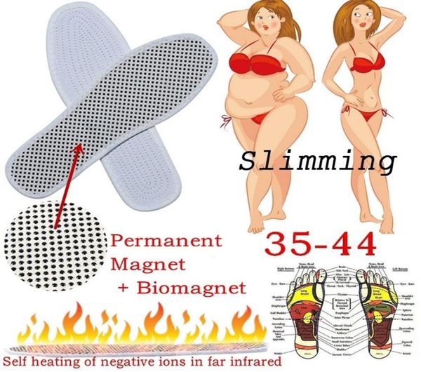 

1 pair far infrared selfheating shoe insoles magnetic therapy cotton nanotechnology antifatigue massage for men and women5963795