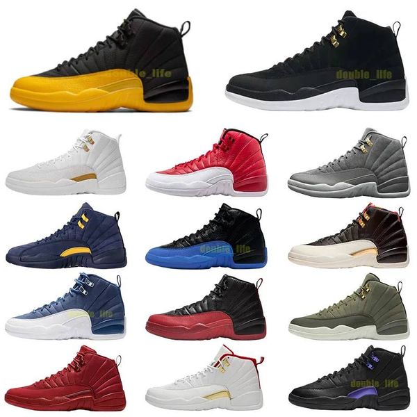 

jumpman 12 12s gamma blue mens basketball shoes twist utility grind indigo flu game dark ovo white reverse royalty taxi fiba black winterize
