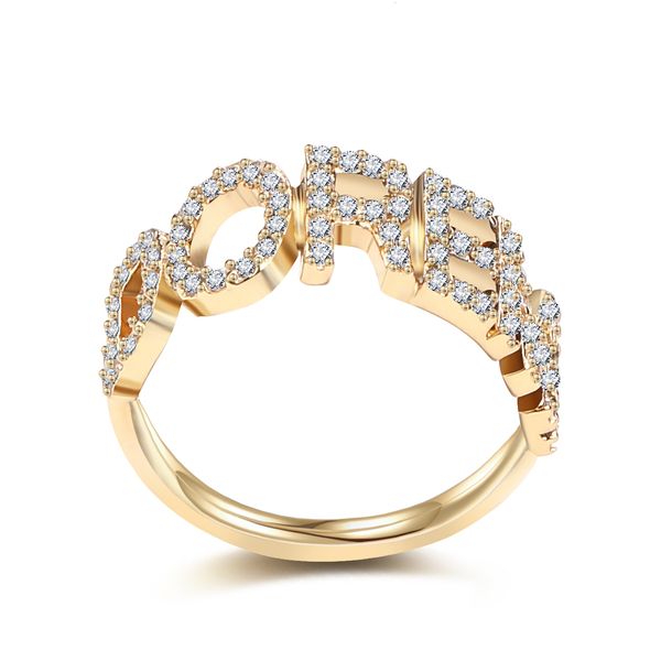 

band rings doremi closed ring custom name/number ring iced out zircon stone letters personalized ring for women men size 7-12 for gifts 2307, Silver