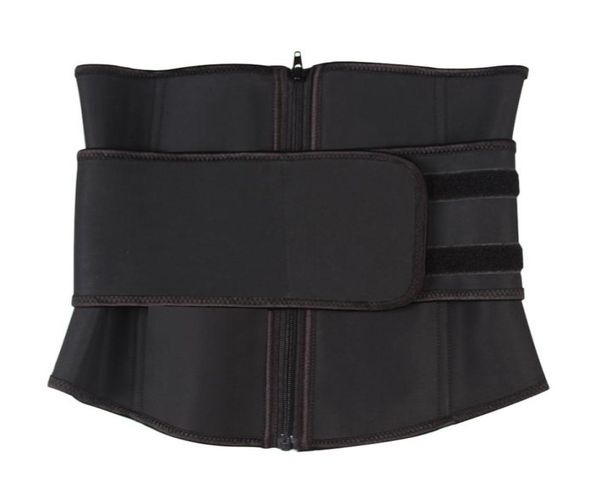 

premium quality women waist trainer sauna sweat band black neoprene fabric cincher corset body shaper tummy abdomen shapewear6826167