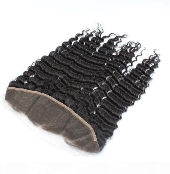 

8a from ear to ear brazilian lace frontal closure 13x4 curly hair lace frontals bleached knots full lace frontal with baby hair3890824, Black;brown