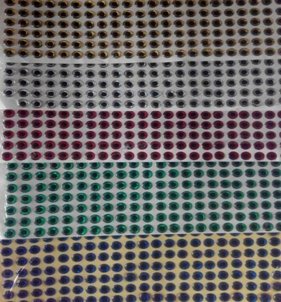 

1000pcsset 3dflat lure making fish eye toy eye01234567584355