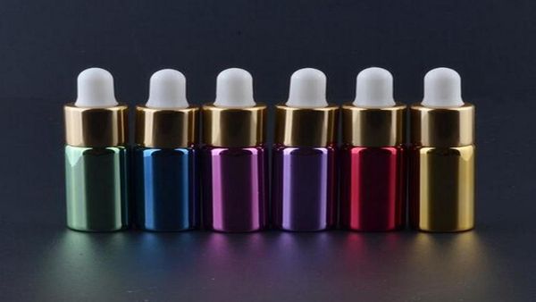 

5ml gss dropper bottles parfums refilble medicine dropper bottles with gold caps and white bulb gss pipette for essential oil 200pcs5427145