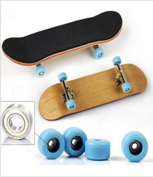 

finger skateboard professional maple material assembly wooden fingertip creativity toolbox2524029, Silver