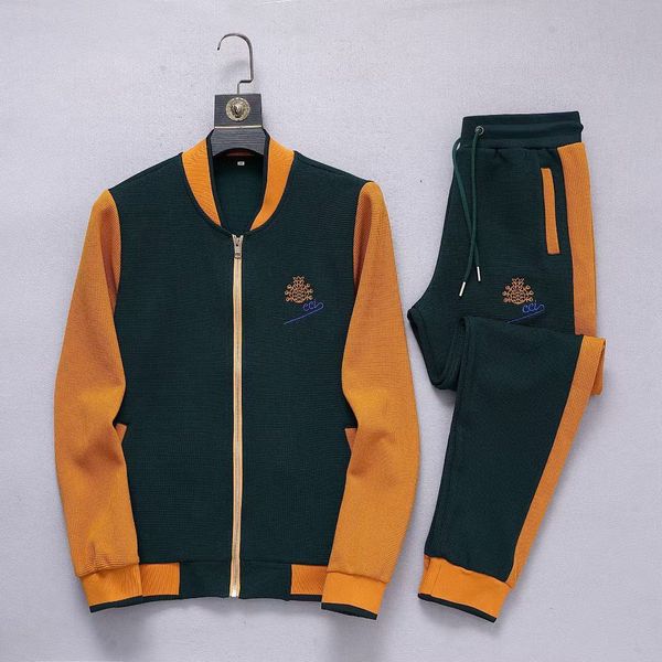 

men's tracksuits plus size outerwear & coats sizehoodies hoodies suit hooded casual fashion color stripe printing asian size wild breat, Gray