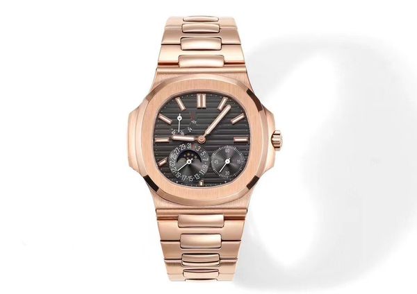 

gr 5712 5724 wrist watch diameter diameter 40mm carrying all-in cal.240 ps irm clu21600 number of oscillations per hour gyromax balance whee, Slivery;golden