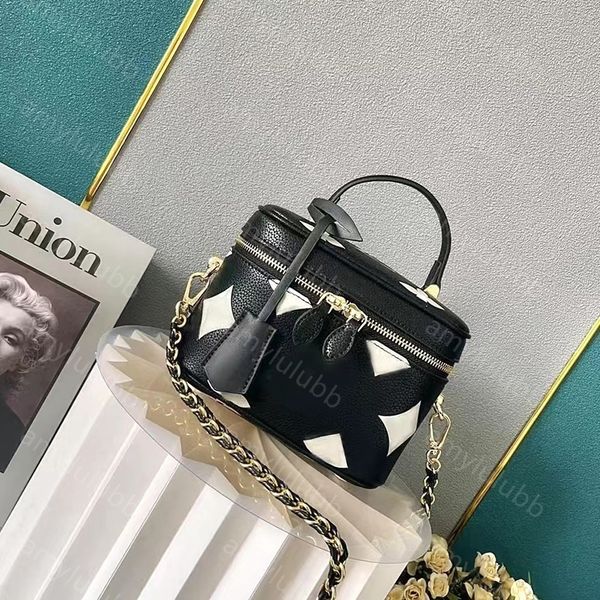 

luxury shoulder bags vanity bag designer handbags fashion toiletry pouch women crossbody classic satchel lady clutch trunk cosmetics bag cha