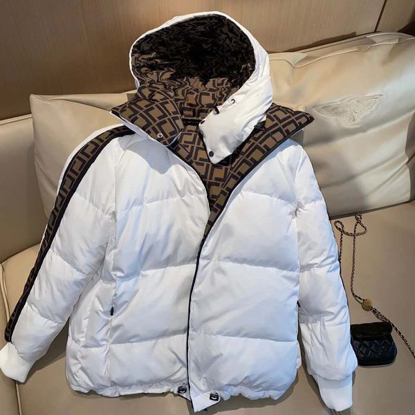 

designer men parkas down jacket women outerwear puffer coats winter warm jackets women coat size s-l, Black