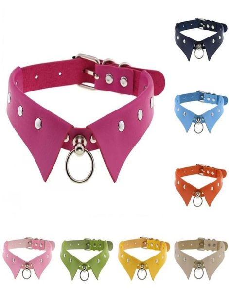 

black collar choker necklace gothic fashion punk harajuku cool chocker goth clothing accessories for women cosplay jewelry 1669 q26655013, Golden;silver
