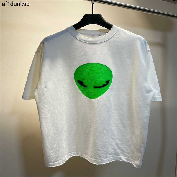 

design cotton letter 06-012 balencaigaly men's t-shirts womenbalencigaly wrinkle proof printed men's casual couple clothing t-shir, White;black