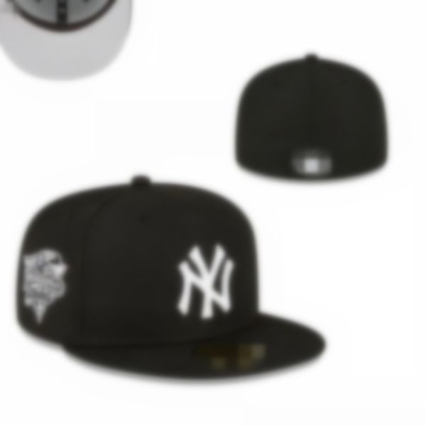 

classic team navy blue color on field baseball fitted hats street hip hop sport york full closed design caps h23-7.19, Blue;gray