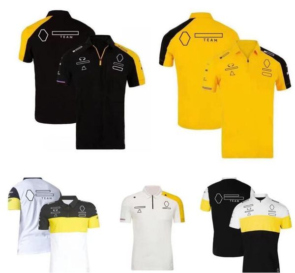 

f1 racing polo shirt team summer short sleeve shirt same style customized