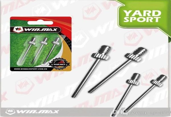 

soccer ball pump needles pins football inflation silver tone metal pump needles adapter for basketball for bikes25303181066373