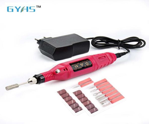 

electronic nail care system 6 replacement probes manicure pedicure nail buffer file tools art polisher drill pen7196596