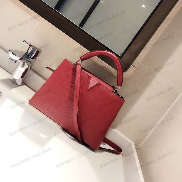 

capucines brand new women's handbag cow leather 27cm