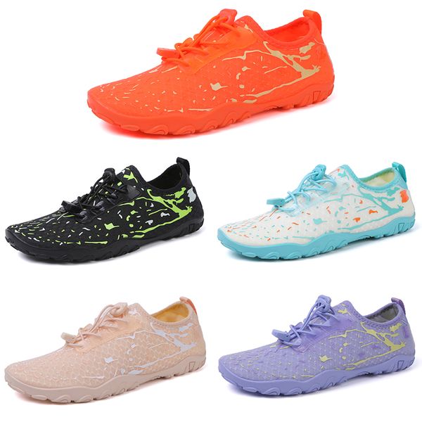 

2023 good resilience mesh wading shoes purple black beige white blue orange for all terrains