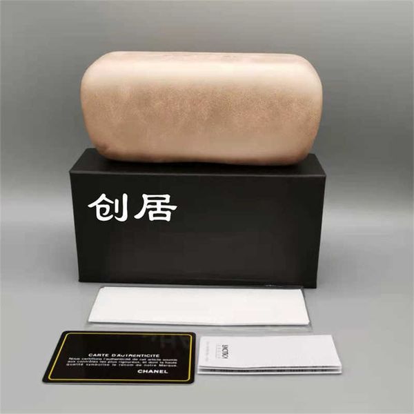 

ch xiaoxiangjia new gold glasses case high grade sunglasses packaging box ordered customer
