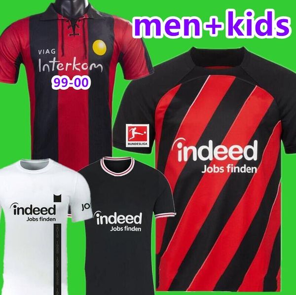 

dfb pokal final 23 24 eintracht frankfurt soccer jerseys 27 m.gotze europa kits sets lammers kostic men set shirt borre hauge 2023 2024 foot, Black;yellow