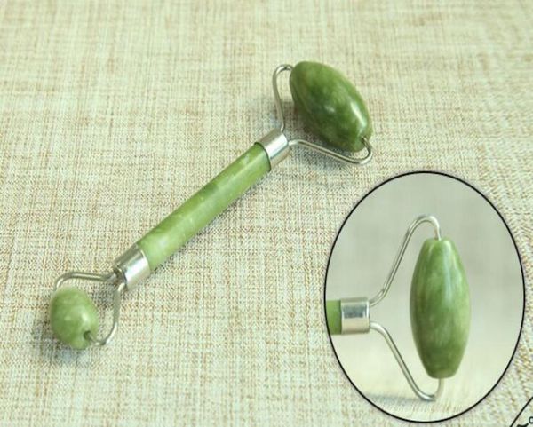 

portable pratical jade facial massage roller anti wrinkle healthy face body head foot nature beauty tool jade massage stick gift4757929