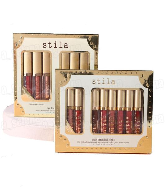 

for elegance set shimmer glitter liquid eyeshadow 6pcs travel set glow eye shadow 8pcs stay all day liquid lipstick5703166