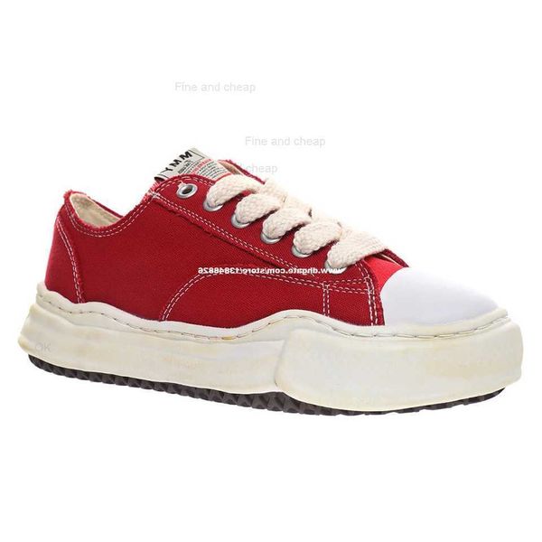 

shoes maison mihara yasuhiro original sole low cut canvas for men miharayasuhiro toe cap sneaker mens mmy sports shoe womens sport women, Black