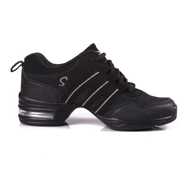 

sandals dancing shoes for women sports feature modern dance jazz soft outsole breath shoes female waltz sneakers wholesale 230719, Black