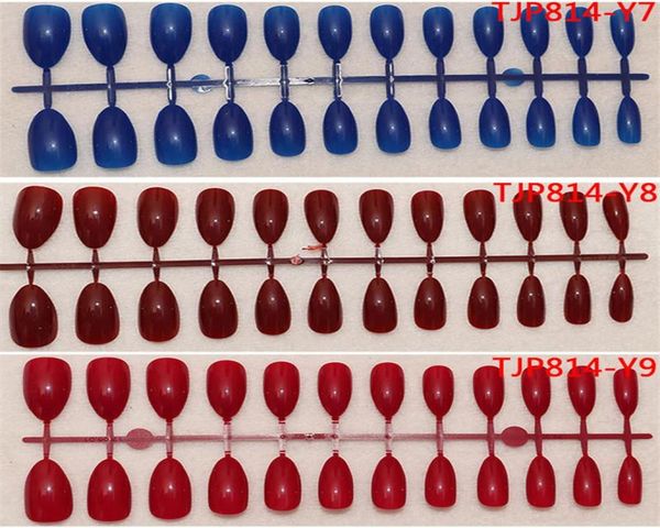 

fake nails shinning surface full nail tips black coffin design medium size flat stiletto diy manicure acrylic faux ongles8656542, Red;gold