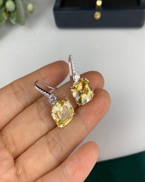 

earrings jewelry s925 sterling silver plated diamond stud earrings women party earrings 4631304, Golden;silver