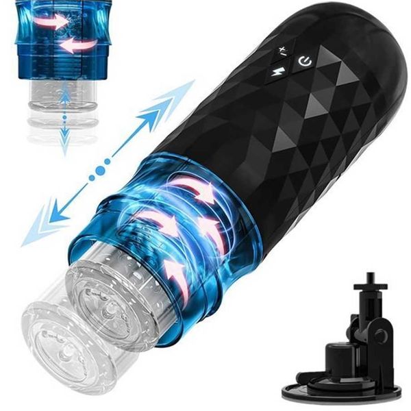 

50% off outlet store male fully automatic heating telescopic rotating cup vibration adult