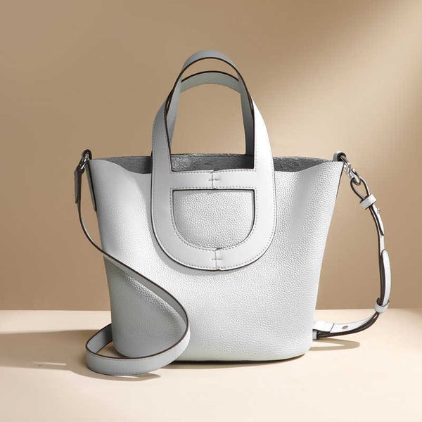 

luxury picotin lock bag layer cowhide pig nose women's handbag 2023 summer new high-end feeling single shoulder crossbody vegetable bas