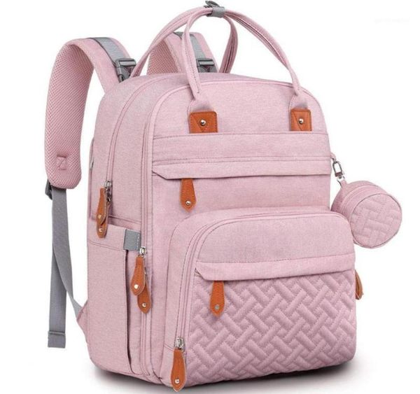 

diaper bags mommy bag large capacity go out leisure mother and child backpack multiple compartments14245912
