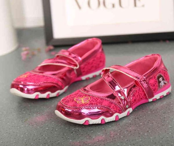 

athleticunclejerry girls princess cartoon shoes for girls new fashion flat shoes casual shoes7096177, Black