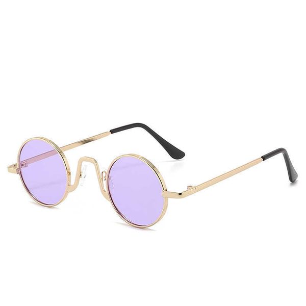 

rice nail place sunglasses gradient color 2023 new sunglasses for women trend anti-uv retro sunglasses 9059 bdm4 oyml, Blue