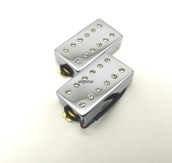 

rare chrome cover electric guitar pickup double row screw humbucker 4c guitar pickups3955343