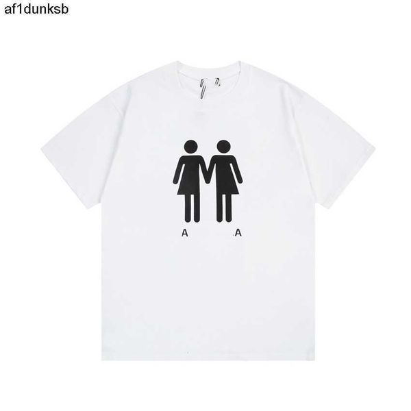 

wrinkle men's t-shirts fashion men t-shirt new cotton soft balencaigaly resistant printing letters casual student couple short balencig, White;black