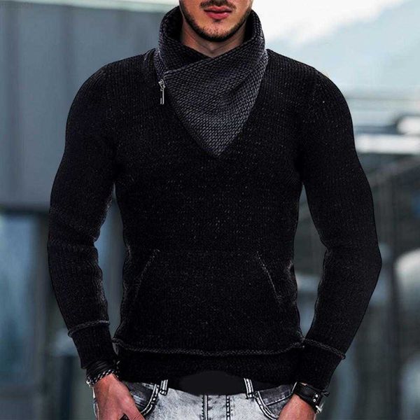 

men's sweaters men sweater elastic spring sweater striped texture soft chic anti-pilling autumn sweater l230719, White;black