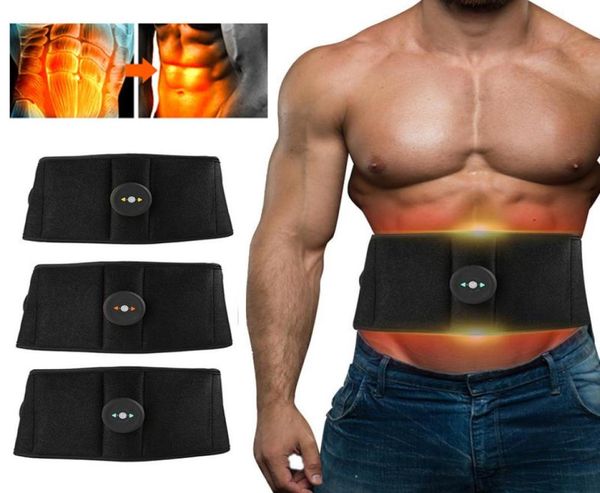 

abdominal abs toning belt electric vibration fitness massager slimming body belt muscle stimulator trainer waist support for gym6626056