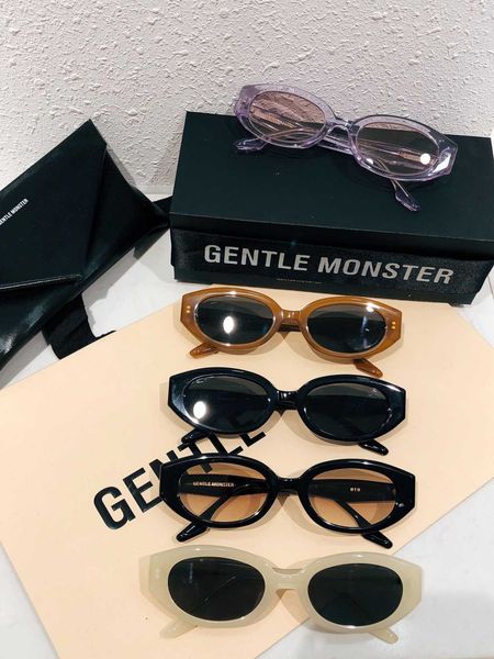 

gm temperament oto cat eyes high beauty sunglasses anti glare black brown glasses for both men and women, White;black