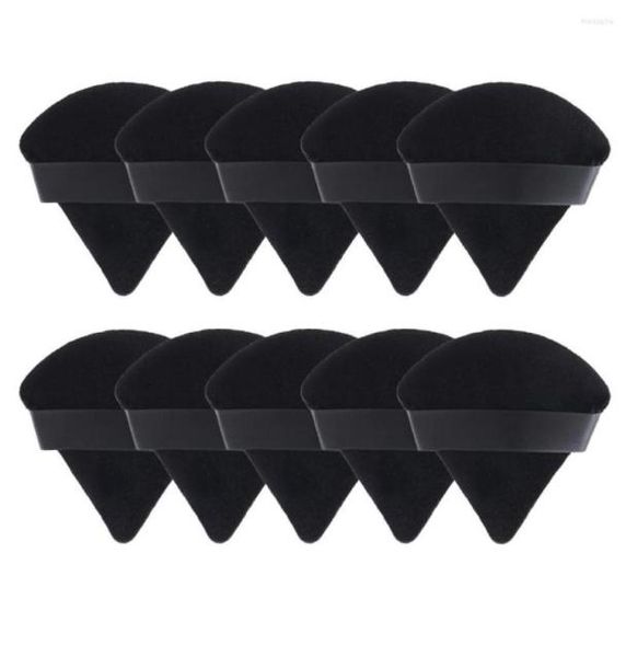 

makeup sponges 10pcs whole triangle velvet powder puff pizza flours mini face sponge cosmetics washable lightweight tool3933982