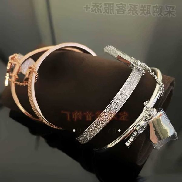 

fashion hrems bracelets for sale family same style heart lock connected bracelet high version all sky star with gift box, Black