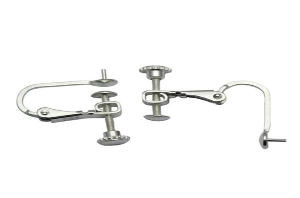 

beadsnice screwback ear clip earring findings for non pierced ears 925 sterling silver clipon pearl earrings components id 340731337128