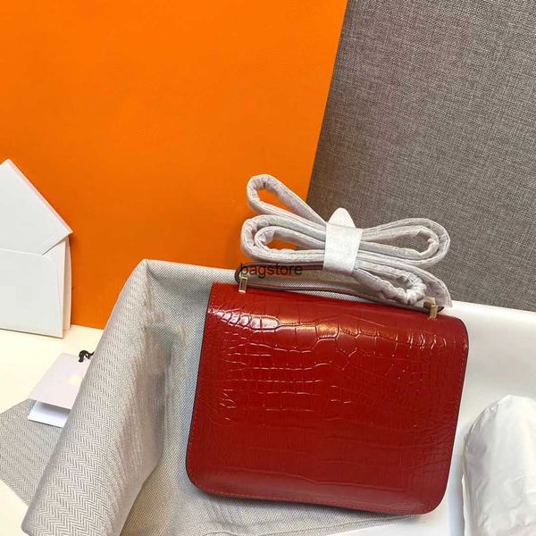 

women's bags ladies designer purse h classic bag constanze tofu with label leather single shoulder diagonal fashionable small square st