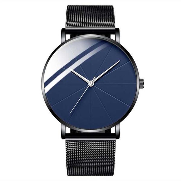 

minimalism men's fashion watch simple men's business ultra-thin stainless steel mesh band quartz watch jrw9, Slivery;golden
