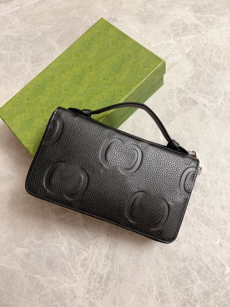 

23001 designer clutch bag double zipper clutch bag wallet card and coin wallet wallet card with coin wallet