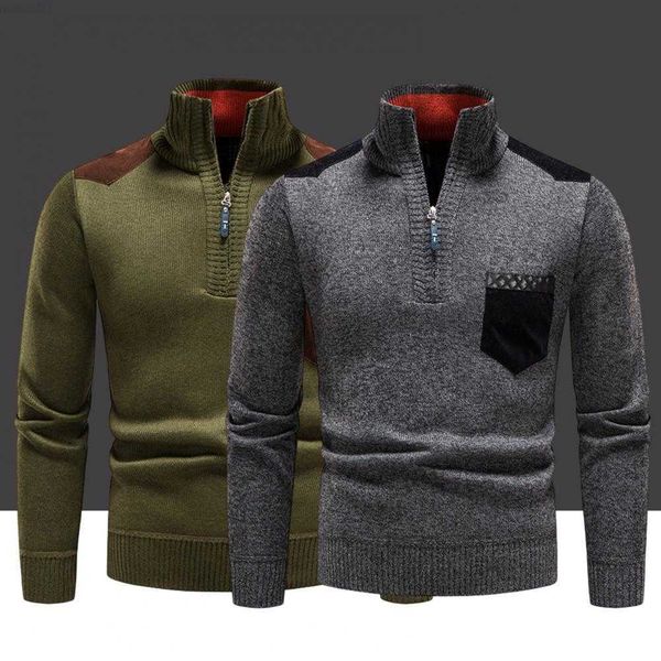 

men's sweaters men sweater casual winter sweater friendly to skin stretchy handsome thermal anti-pilling autumn sweater l230719, White;black