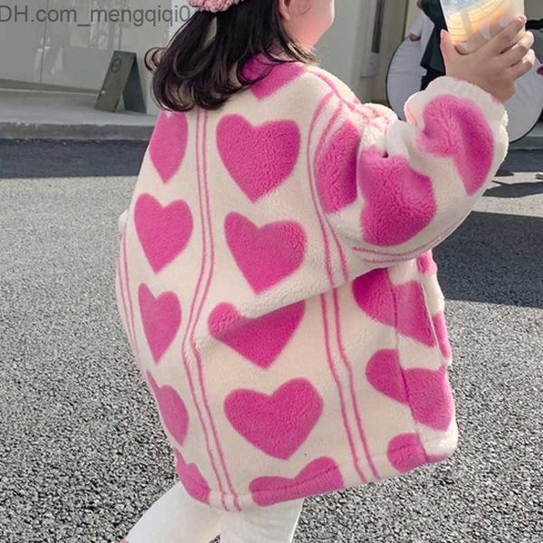 

coat new girls' jacket wool thickness children's jacket winter autumn 2021bt325 z230719, Blue;gray